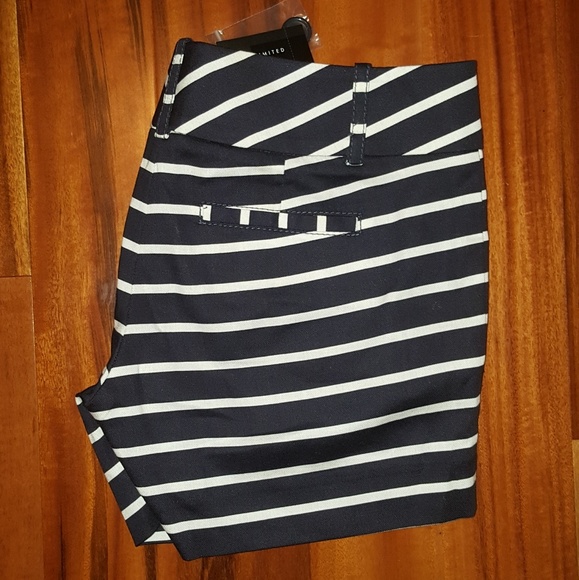 4" inseam navy blue/white shorts - Picture 2 of 3
